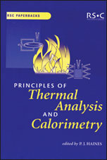 Book cover: Principles of Thermal Analysis and Calorimetry